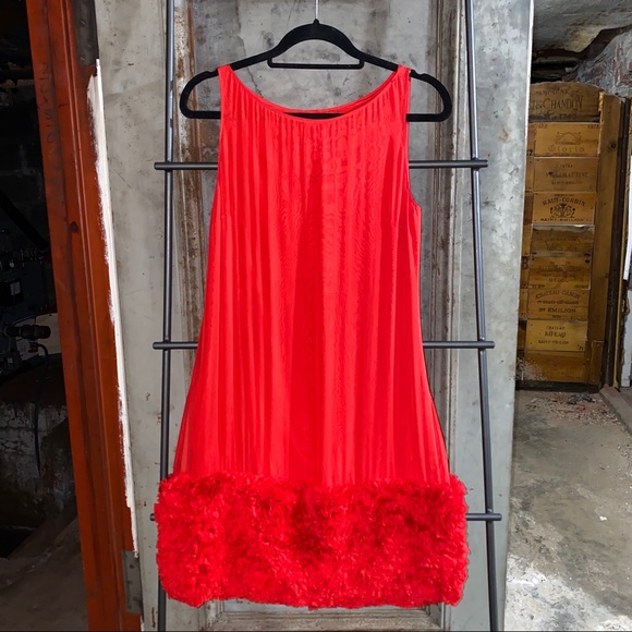 catherine malandrino red silk dress red CATHERINE MALANDRINO Women Dresses
